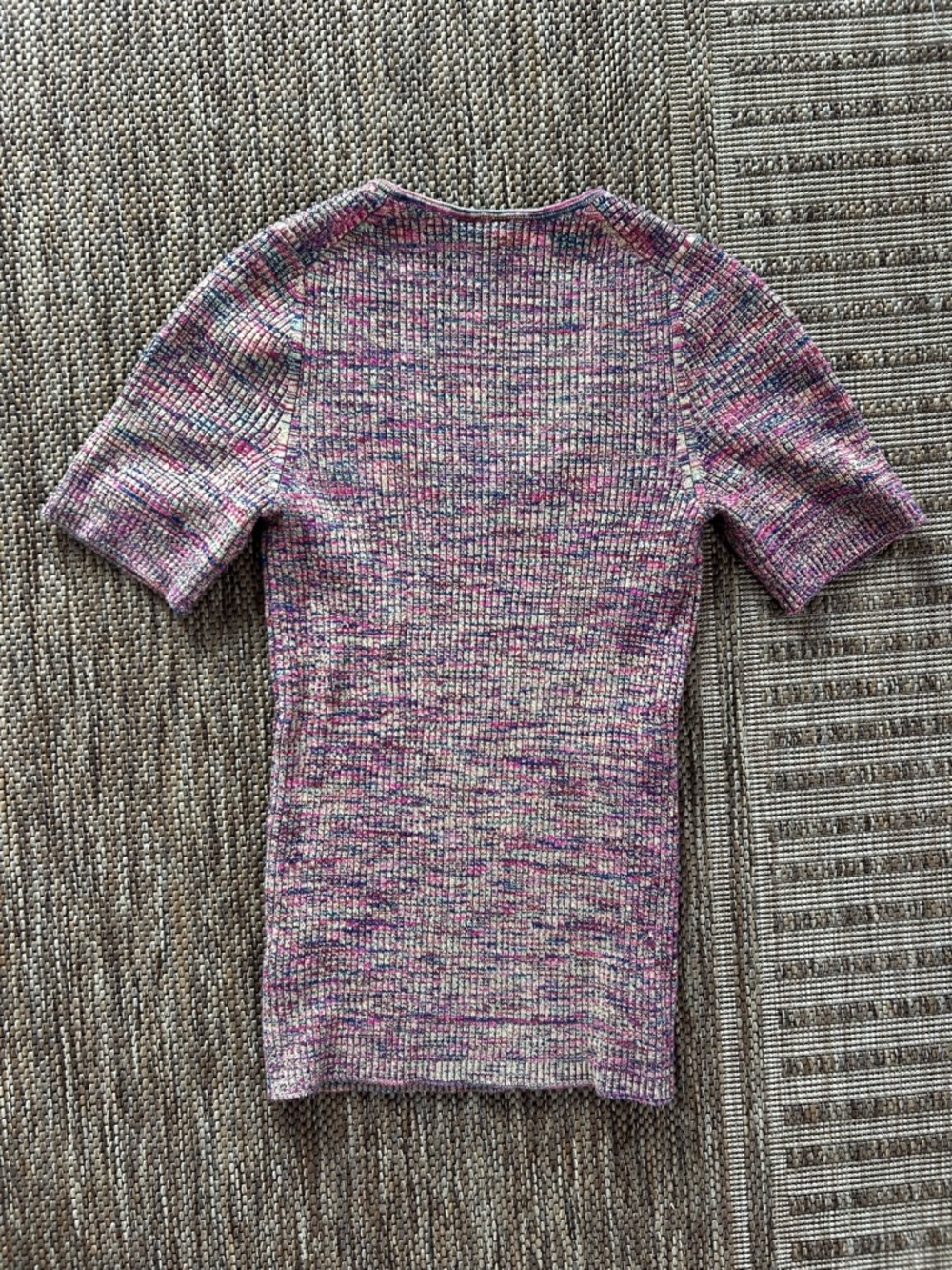 Anthropologie space dye sweater tee | size small - Picture 2 of 4